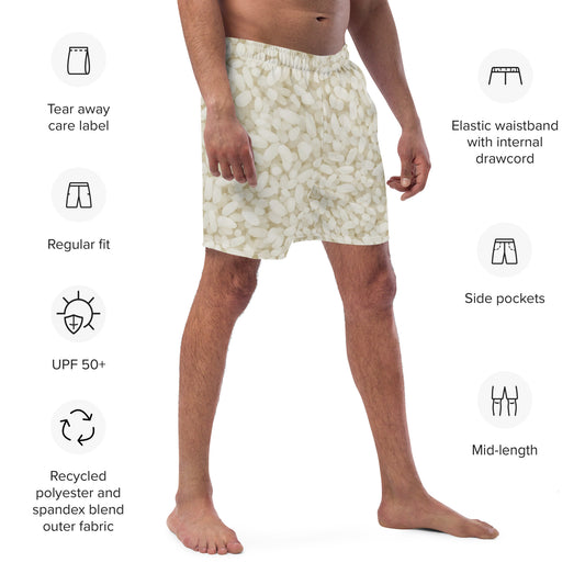 White Rice Swim Trunks — alternate view 1