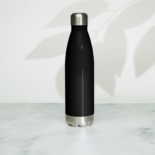 Rice Time Stainless Steel Water Bottle in Black — alternate view 1